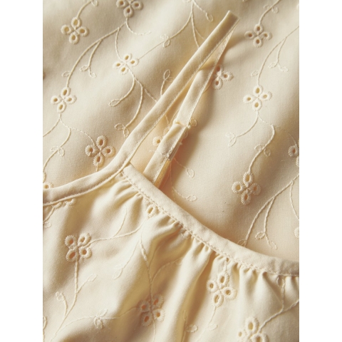 Name It Jurk - NkfVioleta - Botercrème - Name It - 7 jaar (122) - Jurk