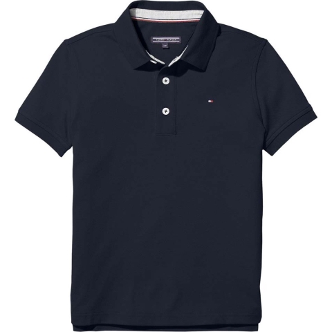 Tommy Hilfiger Polo - Tommy - Sky Captain - Tommy Hilfiger - 16 jaar (176) - T-Shirt