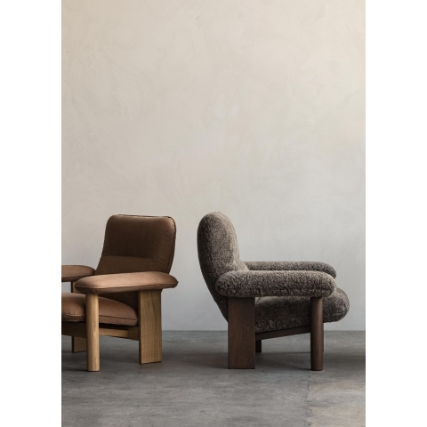 Audo Copenhagen Brasilia Fauteuil Naturel Eiken Bouclé 02