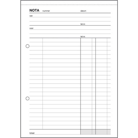 Sigel Notablok A5 Hoog 100 Blz Pak A 5st