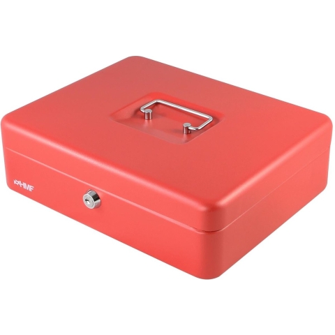 Geldkist Cassette 30x24x9cm Zilver