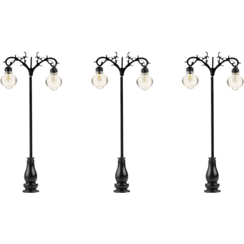 Faller H0 Bollamp (hangend) Dubbel Kant-en-klaar model 180115 3 stuk(s)