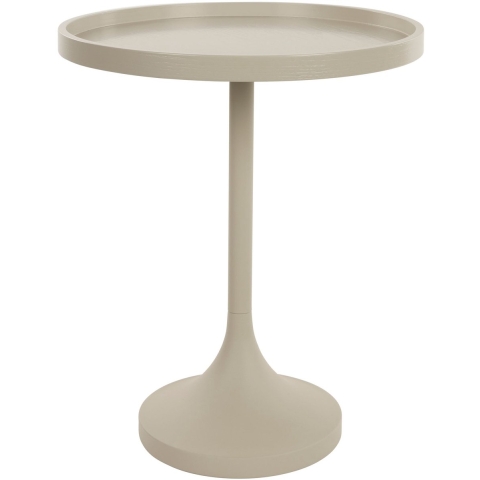 Zuiver Jason Bijzettafel Rond 46 cm Beige