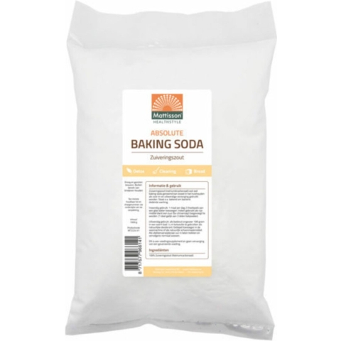 3x Mattisson Baking Soda Zuiver 650 gr