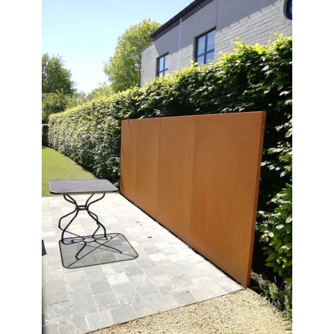 Gerofence cortenstaal L50 x B5 x H200 cm - Geroba