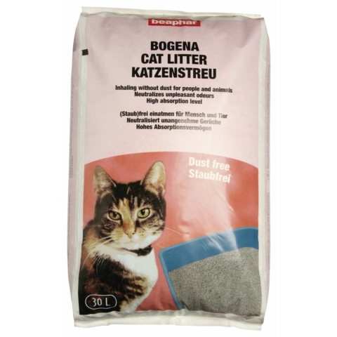 2x Beaphar Kattenbakkorrels Stuifvrij 30 liter