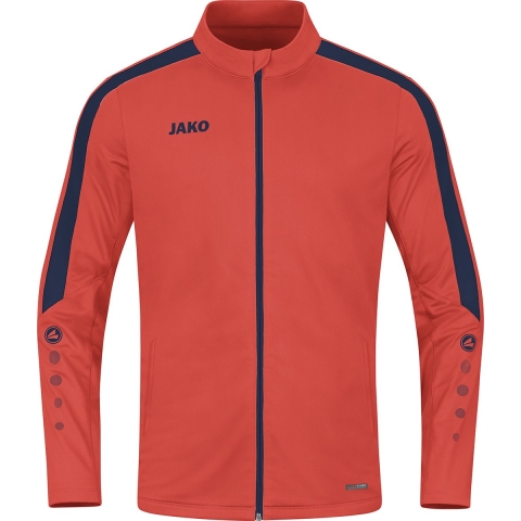 JAKO 9323 Polyestervest Power - Flame/Marine - S