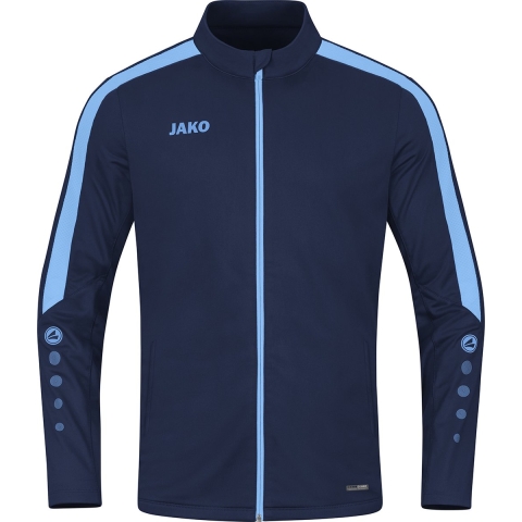JAKO 9323 Polyestervest Power - Marine/Hemelsblauw - S