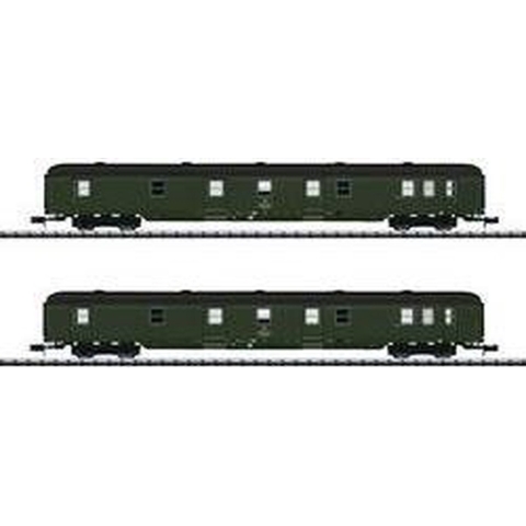MiniTrix T15311 Set van 2 personenrijtuigen van de DR