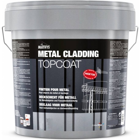 Rust-Oleum Metal/Cladding Topcoat - Op Kleur Gemengd - 10L