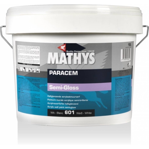 Mathys Paracem Semi-Gloss - Op Kleur Gemengd - 1 L