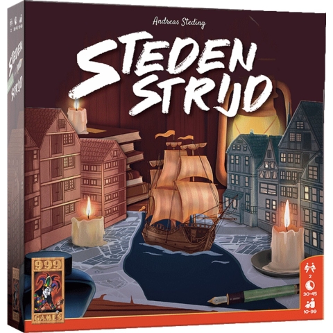 Stedenstrijd - Bordspel (NL)