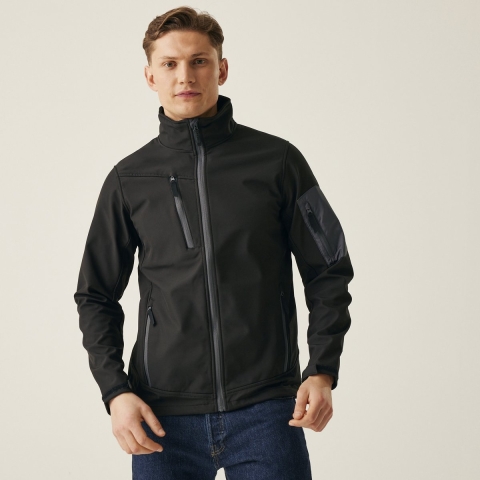 Ragetta RG674 Softshell Jacket Arcola - Black/Seal Grey (Solid) - M