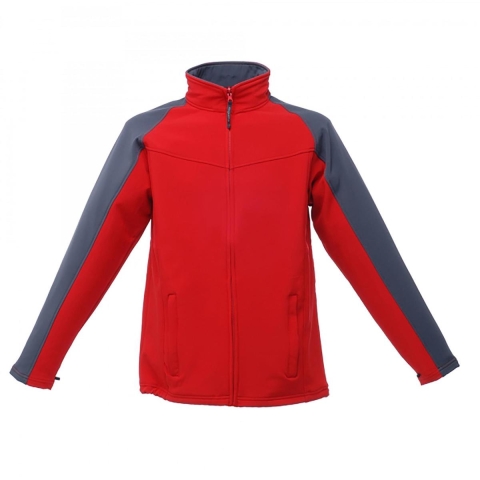 Ragetta RG642 Uproar Softshell Jacket - Classic Red/Seal Grey (Solid) - XL