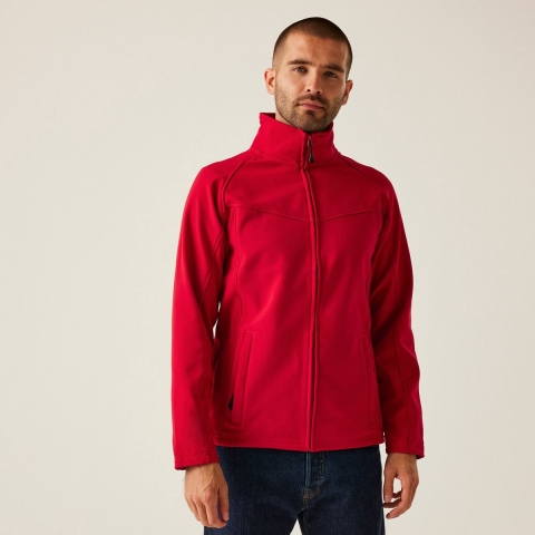 Ragetta RG642 Uproar Softshell Jacket - Classic Red/Seal Grey (Solid) - 3XL
