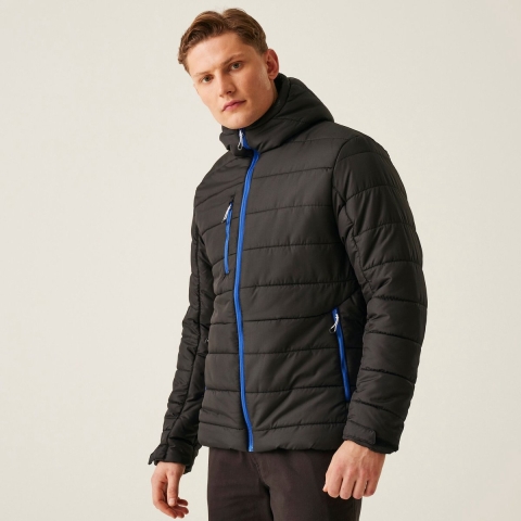 Ragetta RG241 Navigate Thermal Jacket - Black/New Royal - M