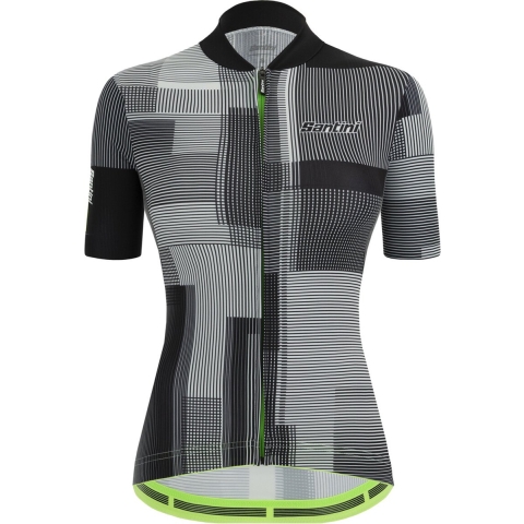 SANTINI Damesshirt Delta Kinetec damesfietsshirt, Maat L, Fietsshirt,
