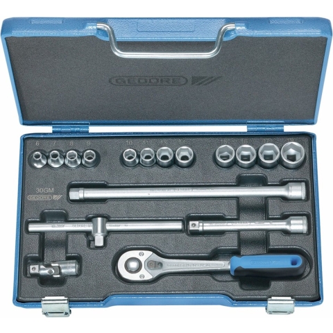Gedore Dopsleutelset 3/8" 17-dlg. - 6235710