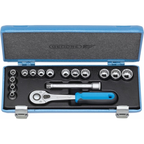 Gedore Dopsleutelset 3/8" 16-dlg. - 2682893