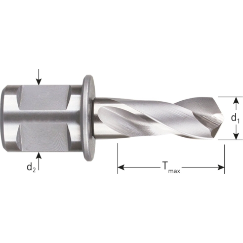Rotec HSS-E Spiraalboor, weldon 19, ø10x30 - 5389010