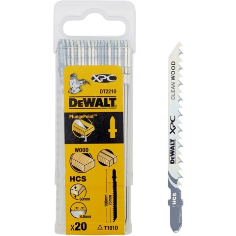 DeWalt Accessoires Decoupeerzaagblad XPC® - HCS 100x6x60mm (T101D) - DT2210-QZ