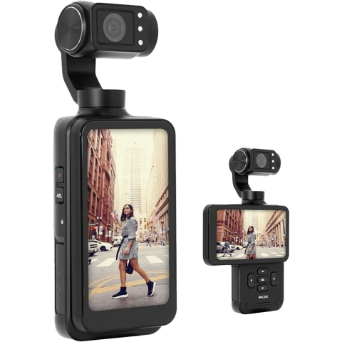 Agfaphoto Mini Gimbal Camera 3 Axes 3.5 Touch Screen