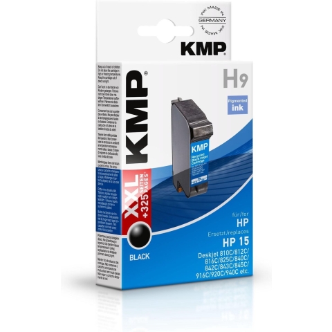 KMP Inktcartridge vervangt HP 15, C6615DE Compatibel Zwart H9 0993,4151