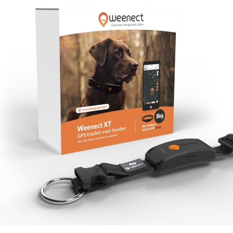 Weenect XT GPS Tracker Hond Zwart
