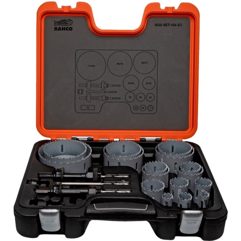 Bahco Gatzagenset 16-114mm | 20-delig - 3832-SET-164-ES
