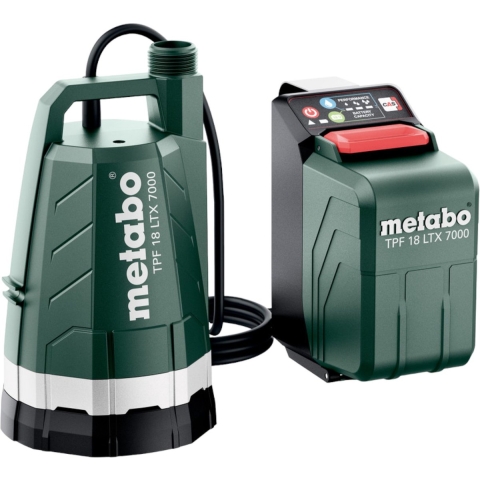 Metabo TPF 18 LTX 7000 body Accu-dompelpomp | 18V | Excl. Accu&apos;s en lader - 601748850