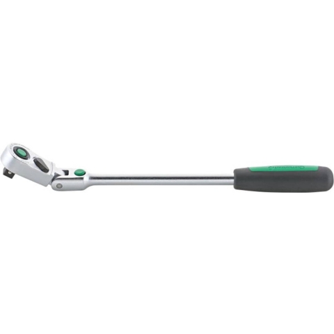 Stahlwille Ratel met gewricht | 3/8 inch aantal tanden 80 | lengte 300 mm | 2-componentengreep | 1 stuk - 12261010 12261010