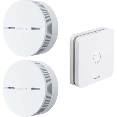 Netatmo 2 x Slimme Rookmelder + Slimme CO melder
