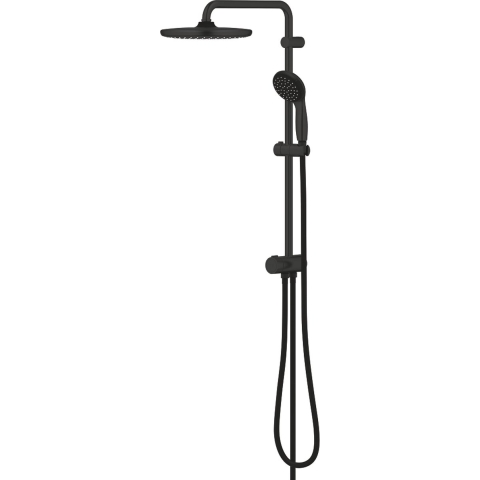 GROHE Vitalio Start Regendouche 250 -Ø 25 cm - Waterbesparend - Zonder thermostaatkraan - Mat zwart
