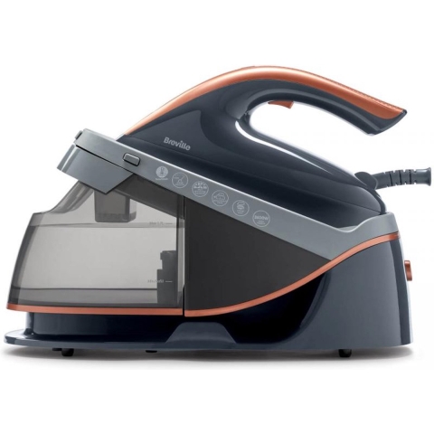 Breville Stoomstrijkijzer met stoomgenerator - Iron - Keramische zoolplaat - Uitneembaar waterreservoir - Krachtig en efficiënt strijken