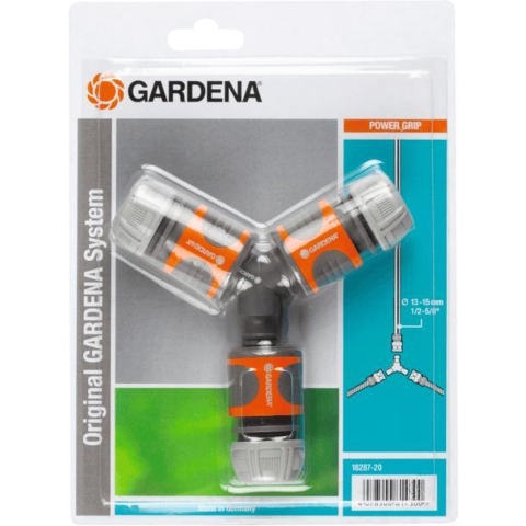 2 stuks - Gardena - 3-wegset 13 mm 1/2 (1/2)