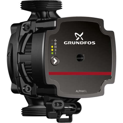 Grundfos Alpha1 L 25-40/130 Circulatiepomp (CV pomp) - 2800l/u - 25W - Opvoerhoogte 4,4 m - Zeer energiezuinig
