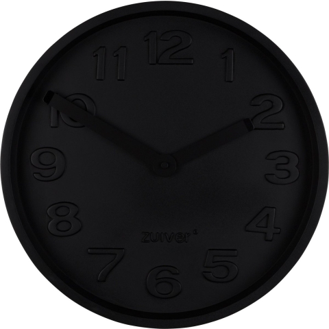ZUIVER Clock Concrete Time All Black