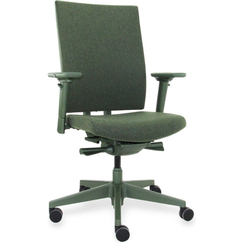 Workliving Zuidas Comfort Special Edition Groen - Zonder Lendensteun - Bureaustoel Ergonomisch Design (N)EN 1335