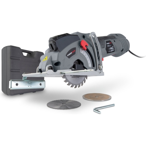 Powerplus POWE30040 Invalzaag - 500W -Ø85mm - Incl. parallelgeleider en 24T invalzaagblad hout