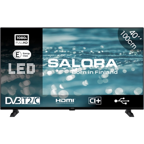 Salora 40FL200 - Led Tv - 40 Inch - Full HD - Tv 40 Inch - Zwart - Non-smart Televisie