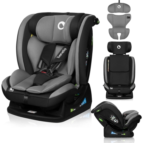 Lionelo Aart i-Size autostoel– Voor kinderen 40-150 cm – 4in1 Groep 0-1-2-3 – i-Size R129 – Voor- en achterwaarts (RWF tot 105 cm) – Montage met autogordel – Memory Foam hoofdsteun – 13-standen – Comfortinzet – Wasbare hoes