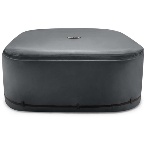 Intex thermische cover voor PureSpa 6-persoons spa - vierkant - donkergrijs