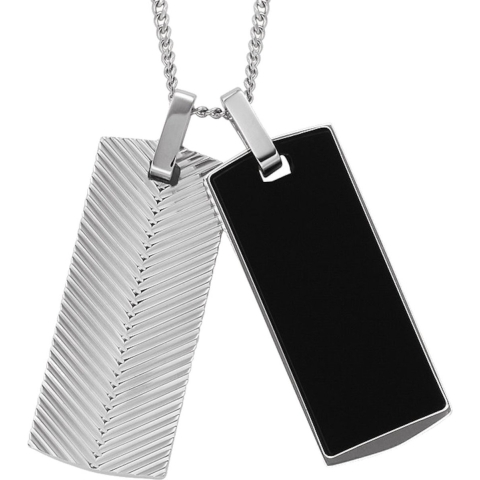 Fossil JF04565040 Heren Collier - Zilverkleurig