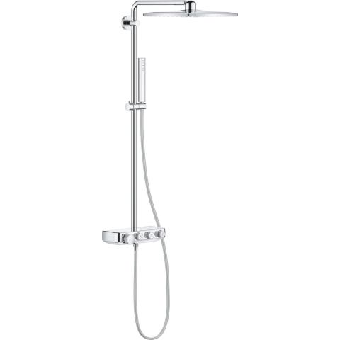 GROHE Euphoria SmartControl 310 Cube Duo Regendouche -Ø 31 cm - Vierkant - Inclusief thermostaatkraan - Met CoolTouch technologie - Chroom