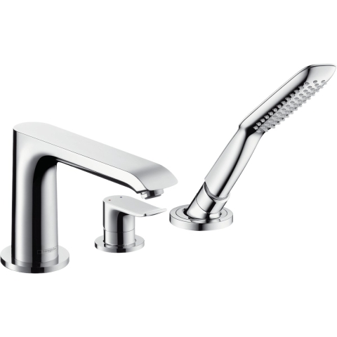 Hansgrohe - Metris - 3-gats badrandmengkraan - Chroom
