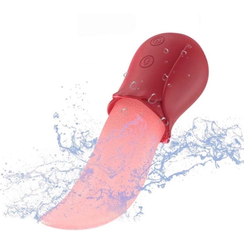 BP® Tong Vibrator - Likkende Tong Vibrator - Clitoris Zuiger - Dildo Vibrator - Bef Vibrator - Clitoris Stimulator - Sex Toys voor Vrouwen&Mannen - 10 standen - Silicone