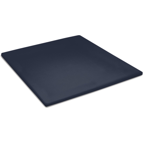 Cinderella Sundays - Topper Hoeslaken (tot 15 cm) - Satijn - 160x220 cm - Marine