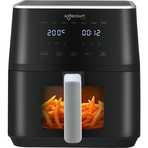 Safecourt Kitchen Airfryer XL - Heteluchtfriteuse - 1700W - 5L Inhoud - 40ºC tot 200ºC - Zwart