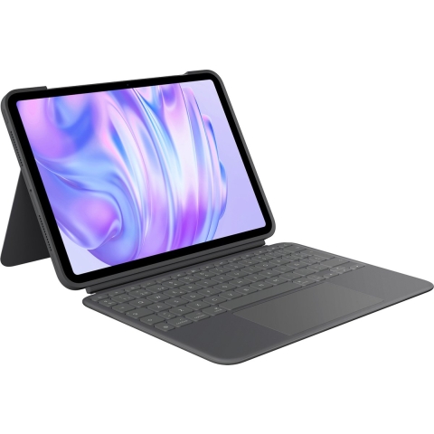 Tablet kap Logitech iPad Pro 2024 Zwart Qwerty Spaans QWERTY