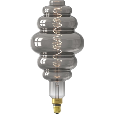 Calex Paris XXL Titanium - E27 LED Lamp - Filament Lichtbron Dimbaar - 6W - Warm Wit Licht